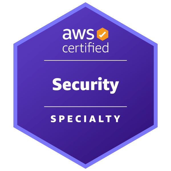 SCS-C02 AWS Certified Security - Specialty certification badge