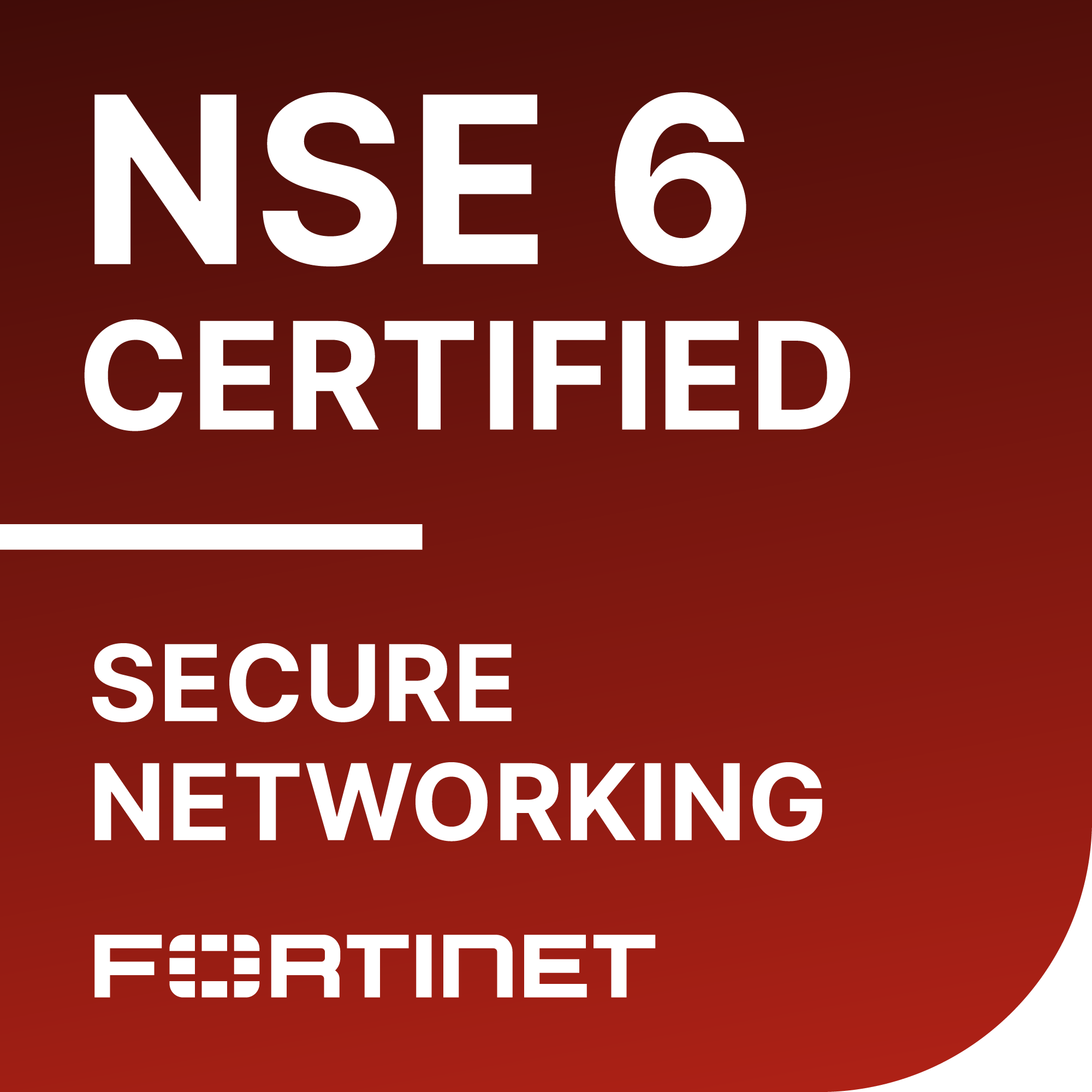 NSE 6 - FORTIWEB ADMINISTRATOR NSE 6 FortiWeb Administrator certification badge